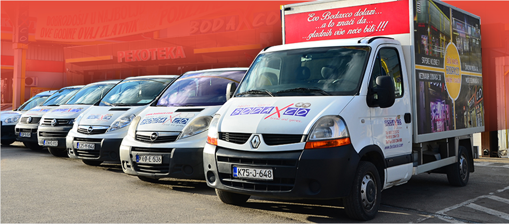 Bodaxco Distribucija - Vozni park